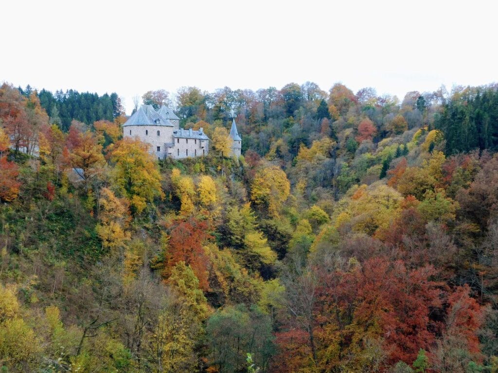 vue sur le château de Reinhardstein