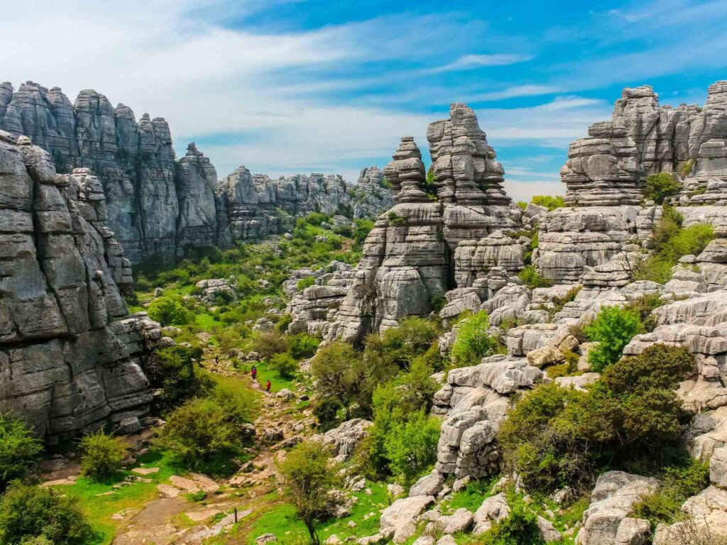 formations karstiques à El Torcal