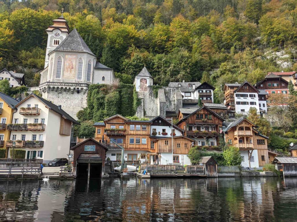 vue sur la ville de Hallstatt