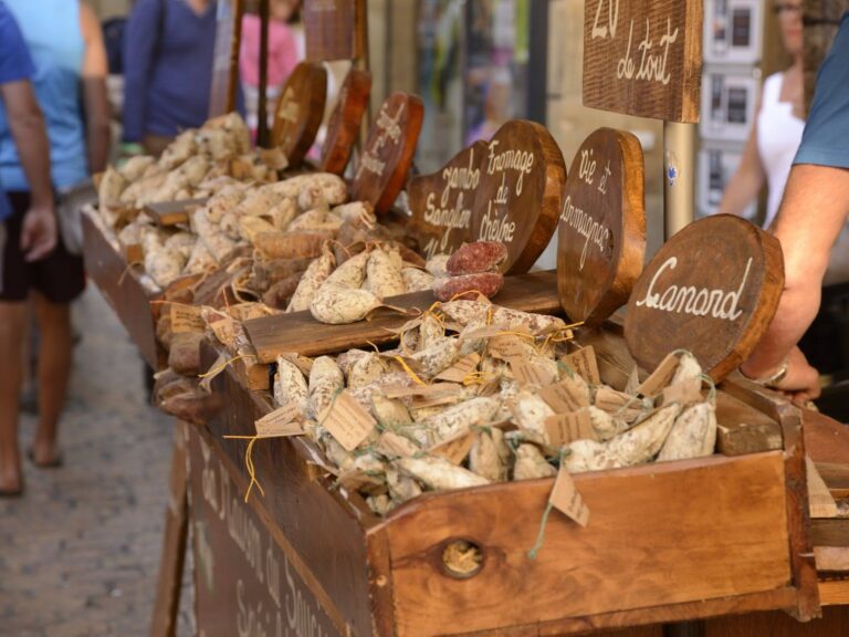 Sarlat,Is,A,Medieval,Town,Tin,France,Famous,For,His