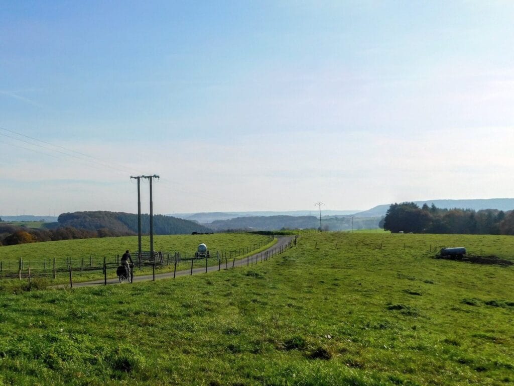 paysages de jolies prairies au Luxembourg