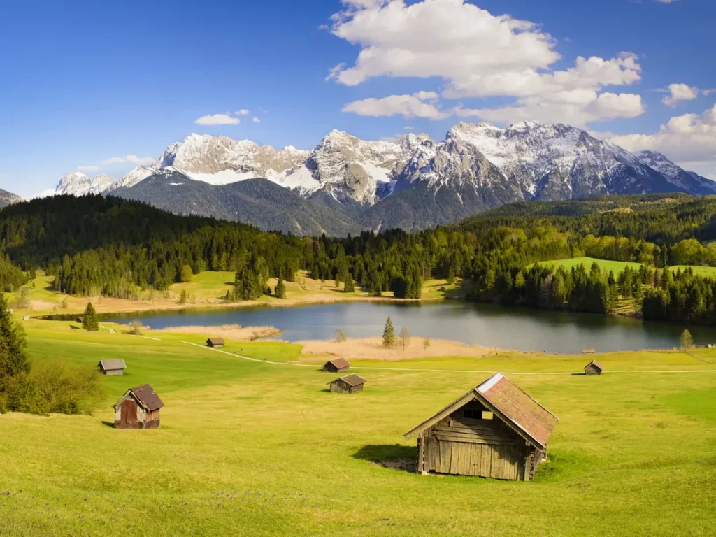 Beautiful view on Lake Geroldsee