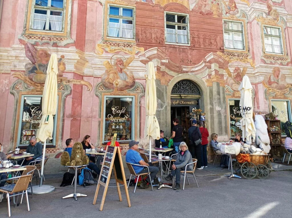 Pittoresque terrace in Mittenwald