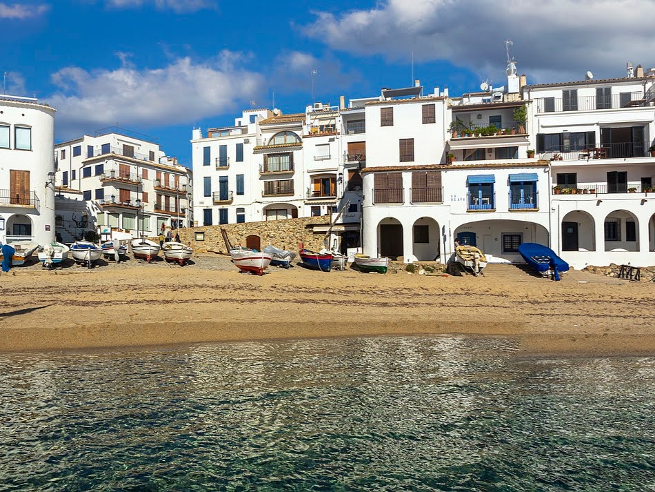 vue sur la plage de Calella de Palafrugell