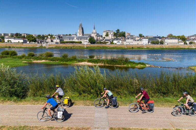 A vélo à Blois, sur La Loire à vélo