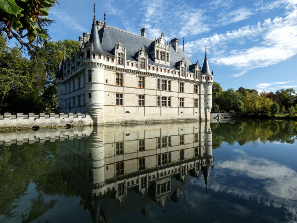 château d'Azay-le-Rideau et son reflet