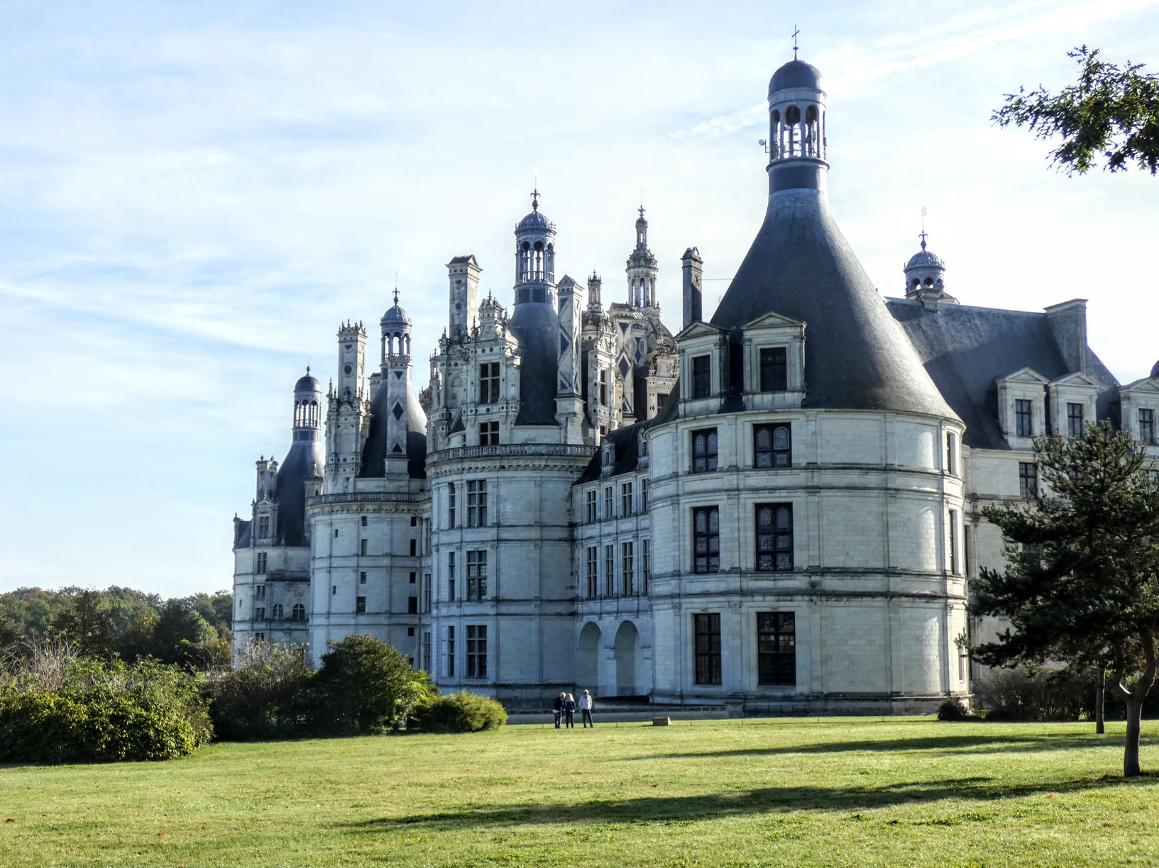 vue sur le château de Chambord