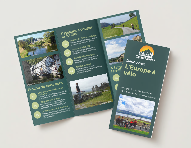 brochure voyage à vélo