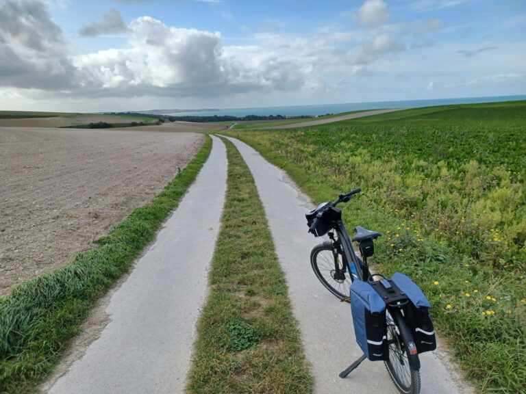 route agricole sur la côte d'Opale
