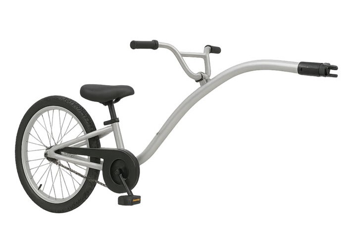 Tag-along bike example