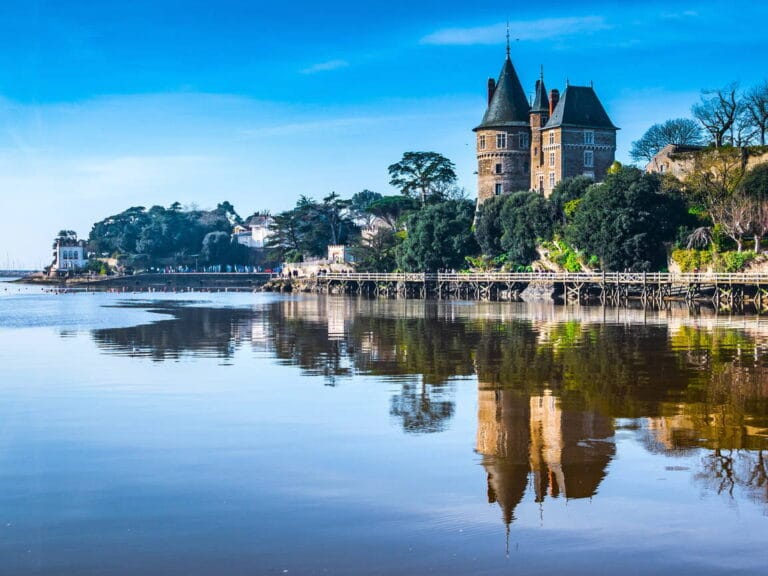 vue sur la château de Pornic