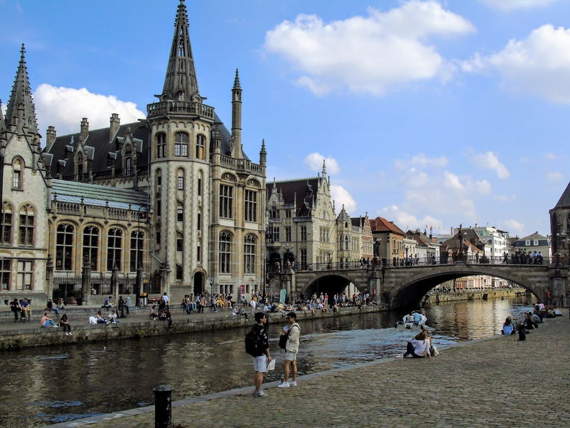Graslei et Korenlei à Gand